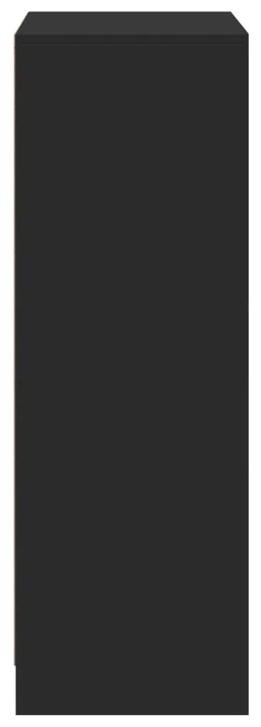 Aparador 72x34x100 cm derivados de madeira preto