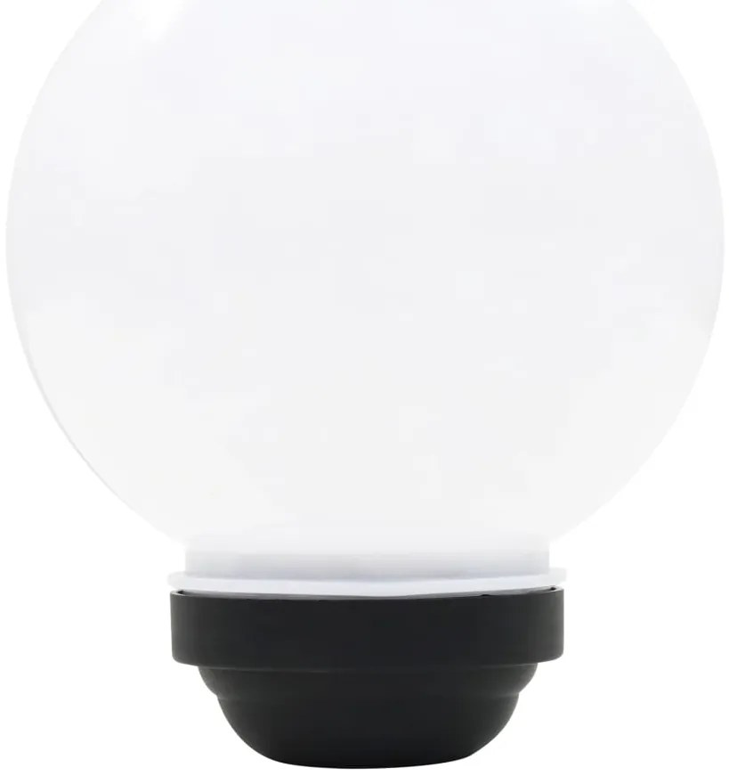 Candeeiro solar de exterior LED 6 pcs esférico 20 cm RGB