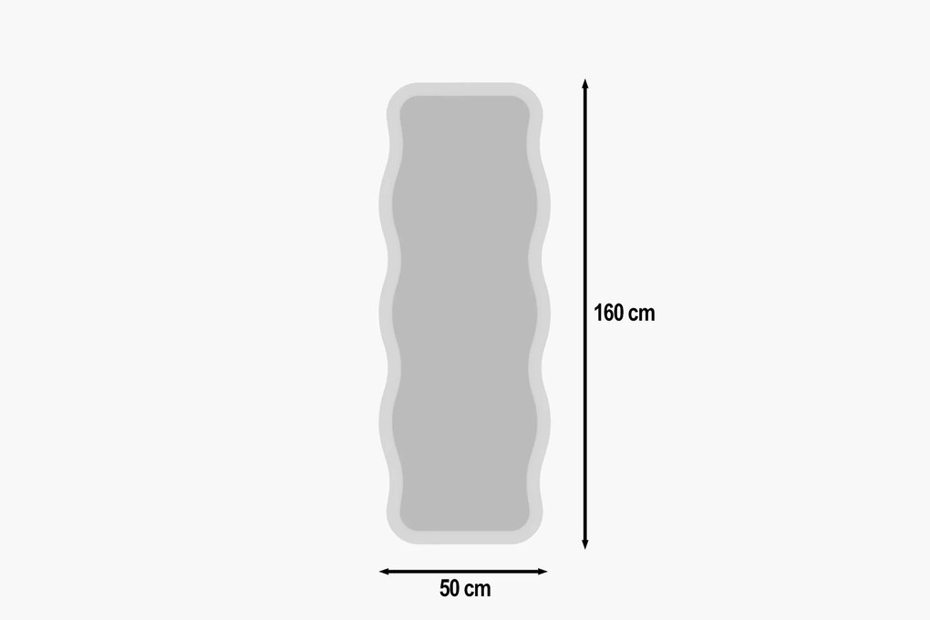 Espelho Aror – Branco – 50x160 cm