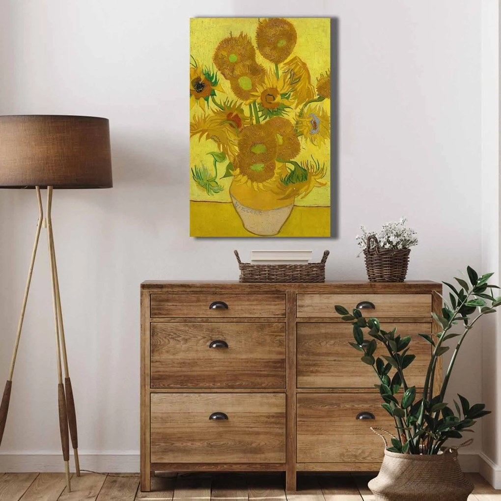 Pintura Decorativa em Tela 4570VANGOGH023 – Multicolor – 45 x 70 cm