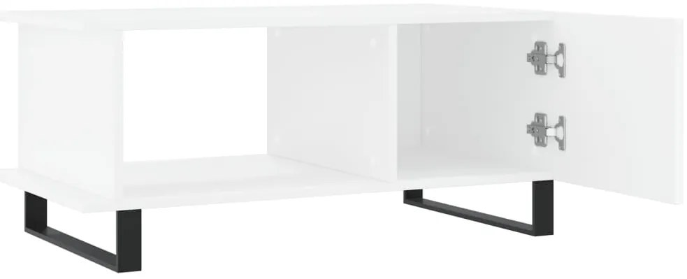 Mesa de centro 90x50x40 cm madeira processada branco