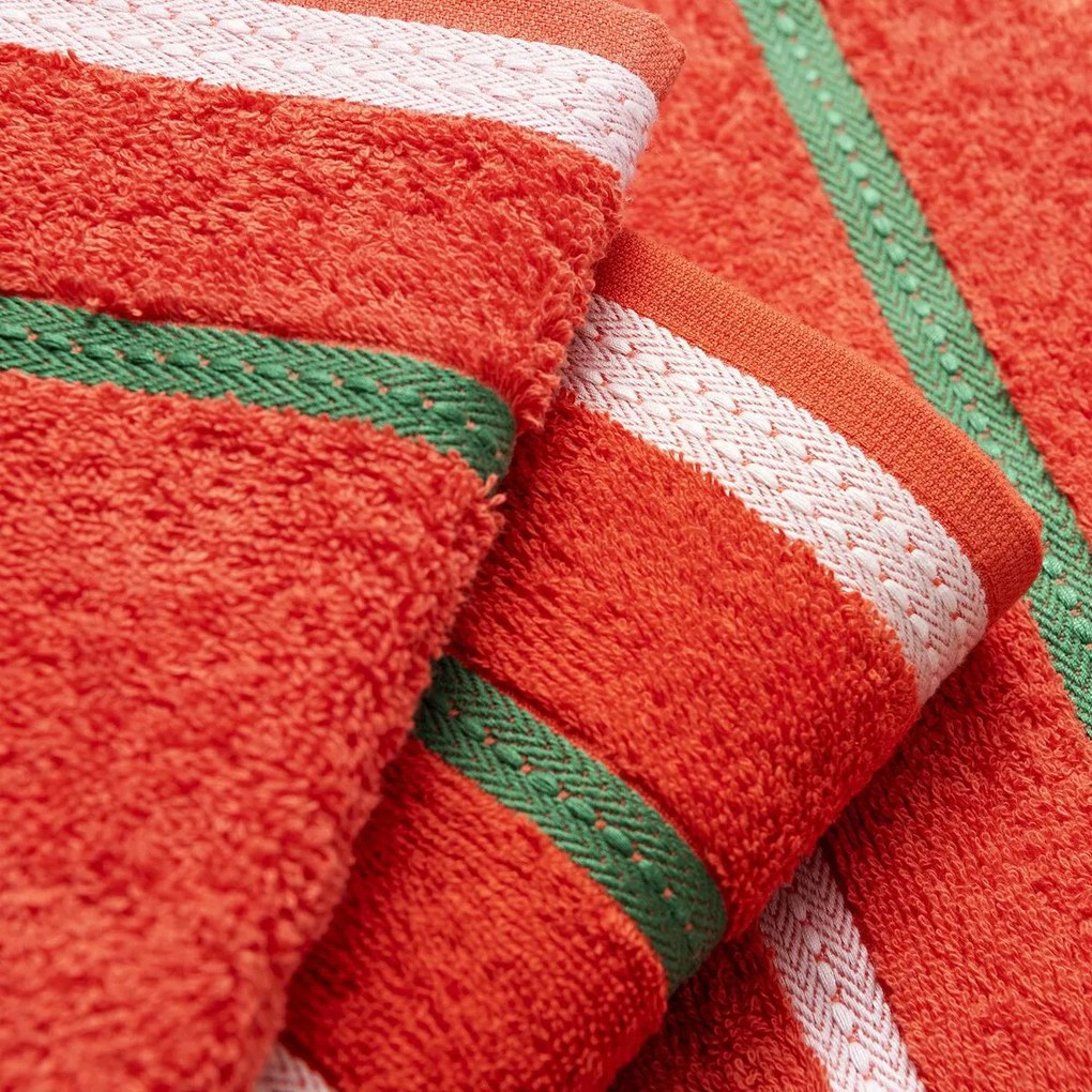 Jogo de toalhas Benetton Vermelho (4 pcs)