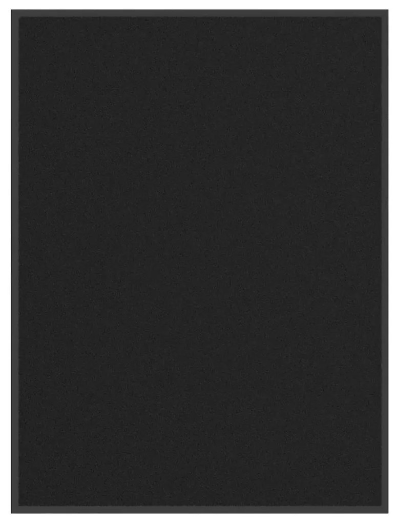Tapete de porta 80x120 cm preto