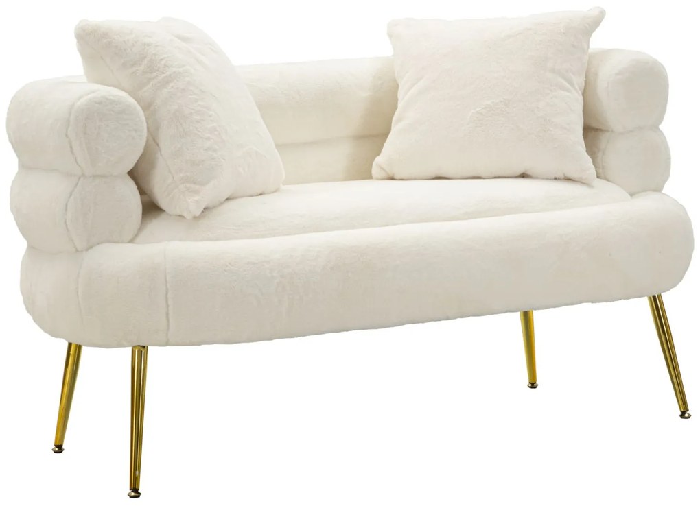 SOFÁ SOFFY PLUS COM ALMOFADAS CM 133X68X69