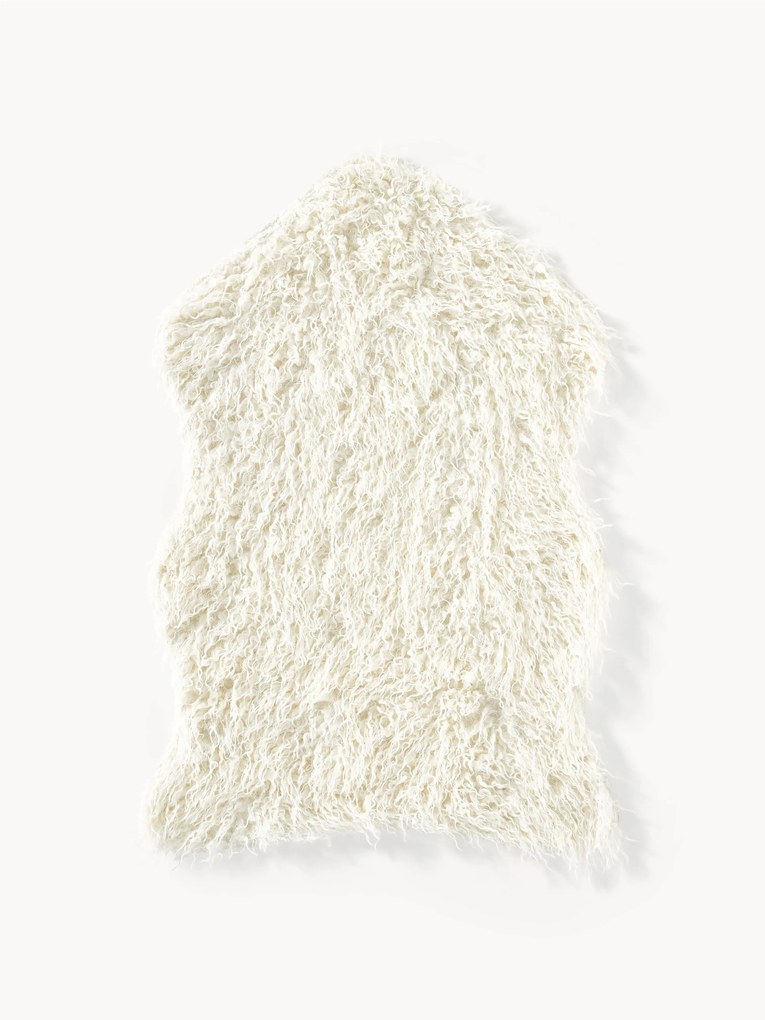 Tapete de pele sintética encaracolada Morten