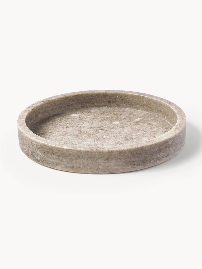 Tabuleiro decorativo em mármore Venice, Ø 25 cm