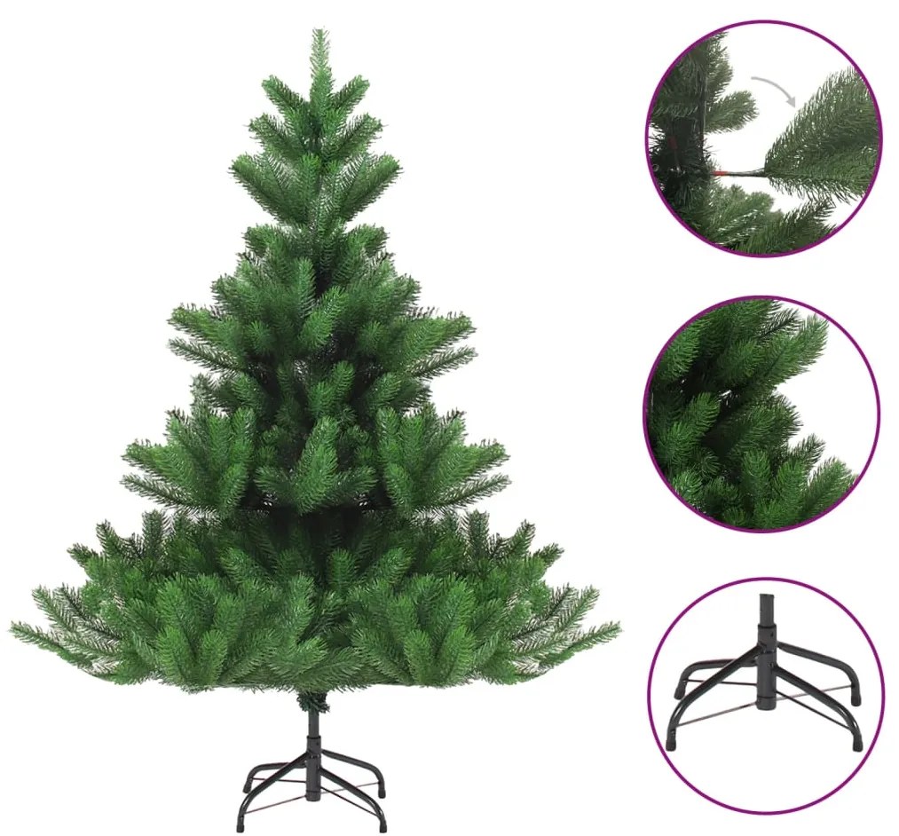 Árvore de Natal artificial 210 cm abeto caucasiano verde