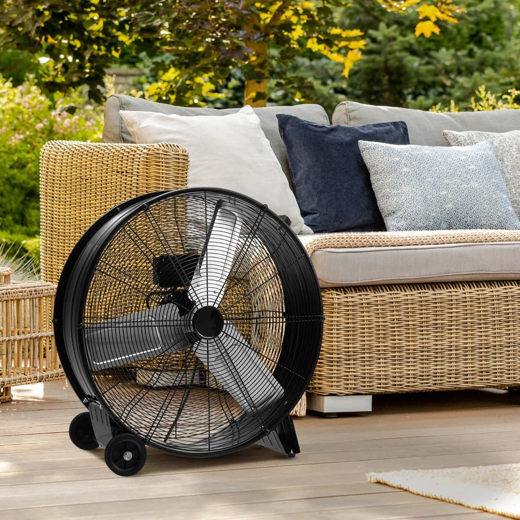 Ventilador de Tambor Industrial "Mjölnir" com 3 Velocidades