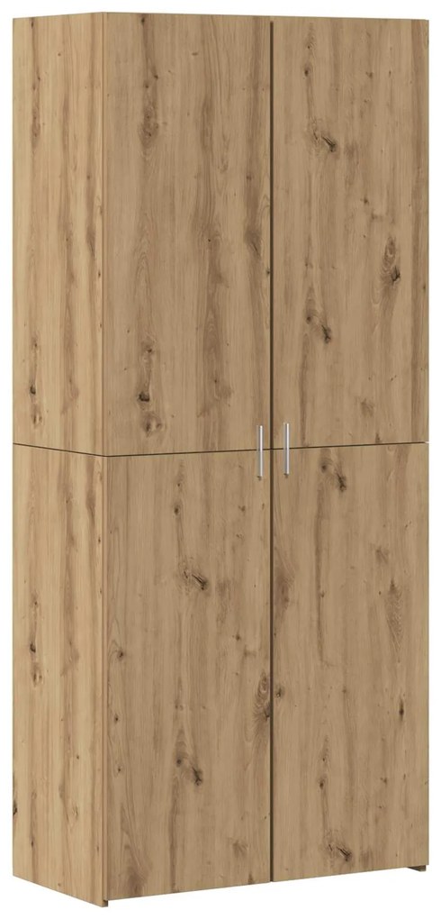 vidaXL Buffê 2 pcs Carvalho Artesanal 80 x 42 x 185 cm