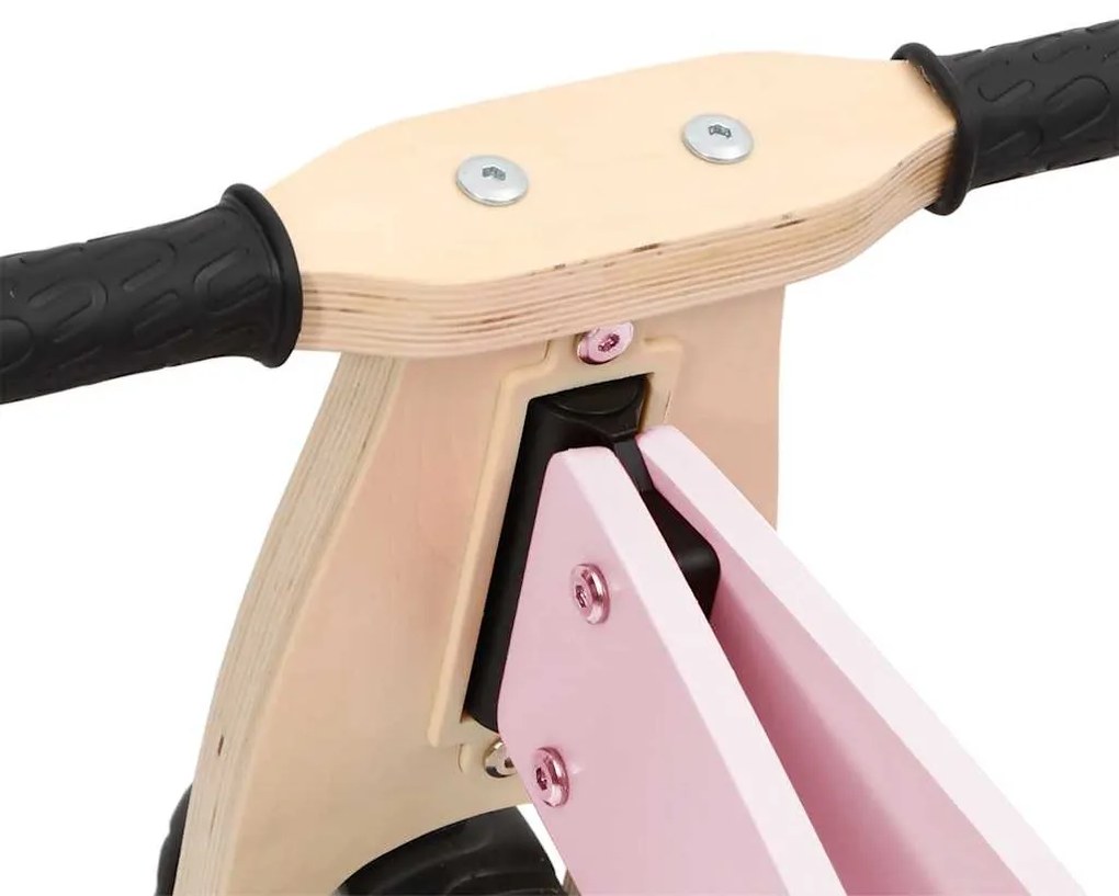 Bicicleta de equilíbrio p/ crianças 2 em 1 rosa