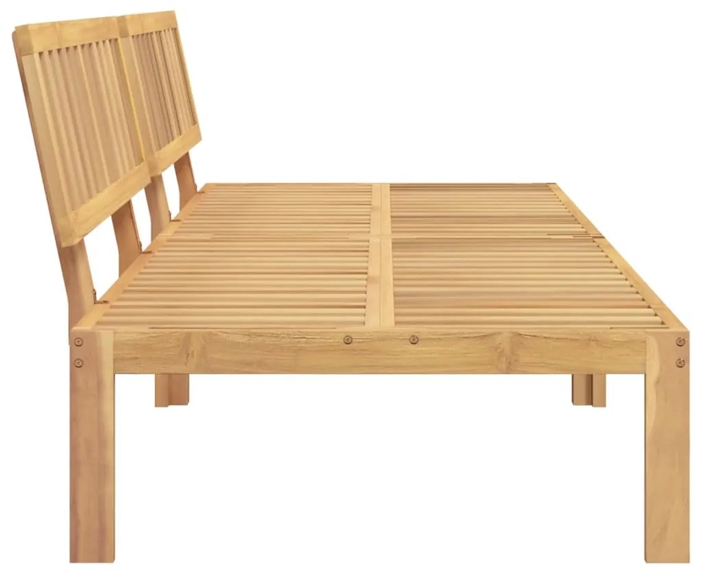 Sofá de centro paletes 2 pcs p/ jardim madeira de acácia maciça