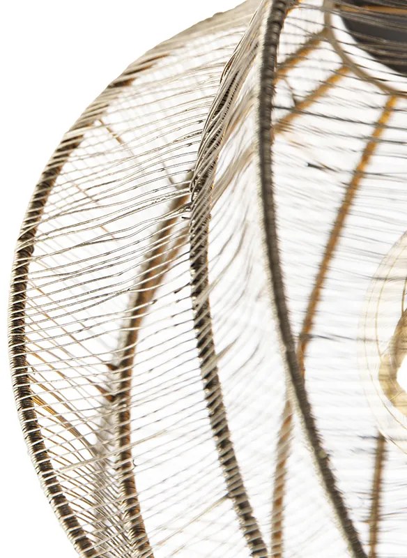 Luminária de teto industrial bronze com preto - Dong