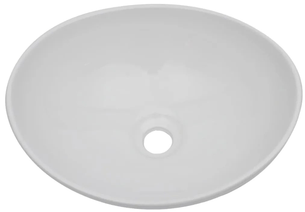 Conjunto de móveis de casa banho 2 peças cerâmica branco