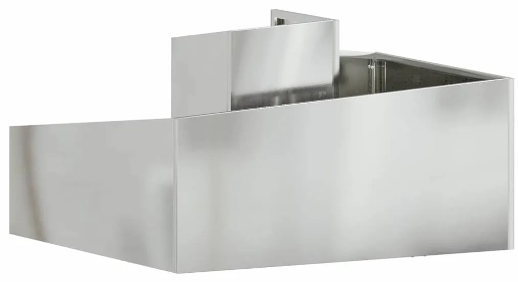 Vaso 80x80x50 cm Aço Galvanizado