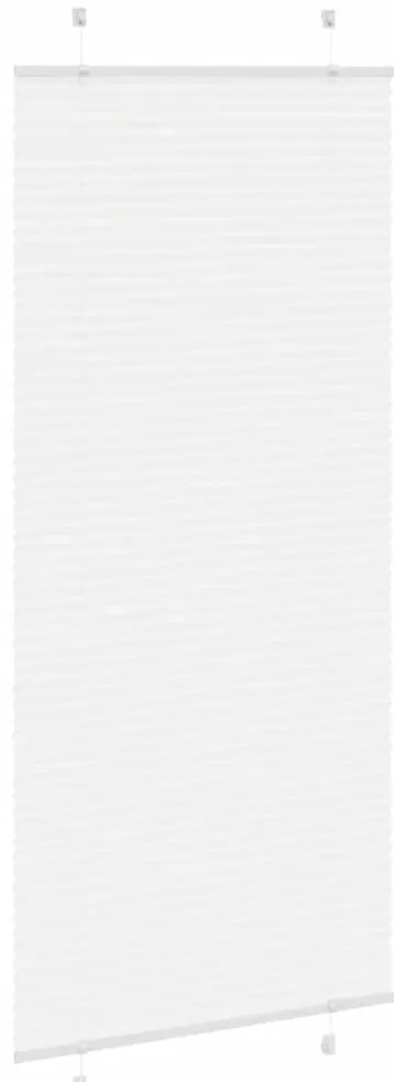 Branco Plissada Cega 100x200cm Largura Tecido 99,4 cm Poliéster