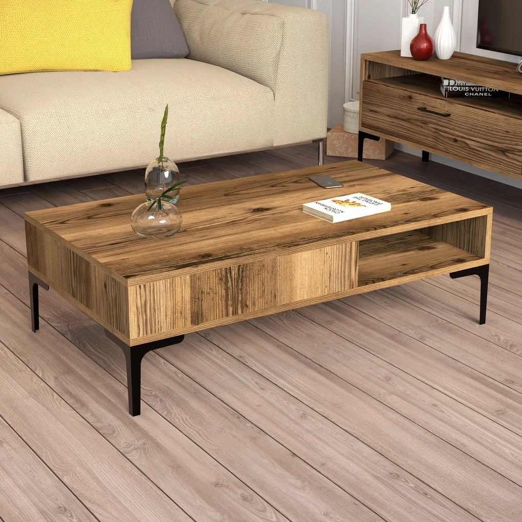 ****
Mesa de Centro Istanbul – Nogueira – 105x32,6x60 cm
**