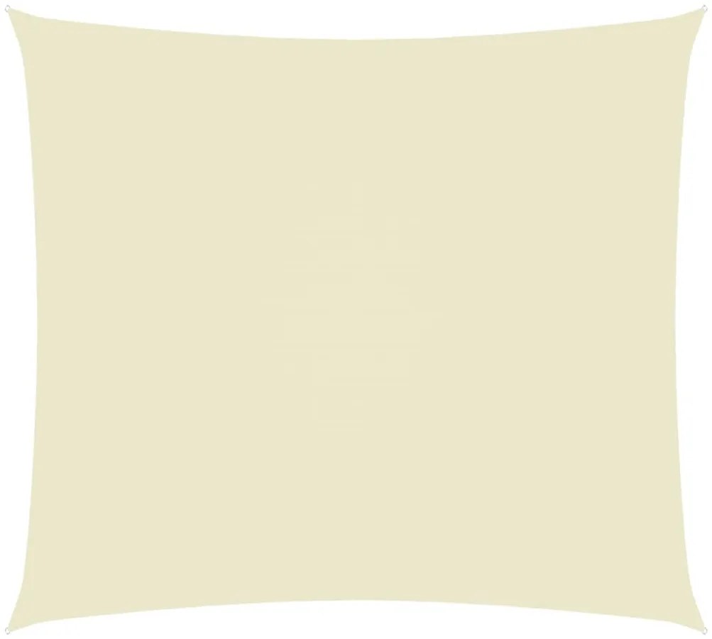 Para-sol estilo vela tecido oxford retangular 2x3 m cor creme