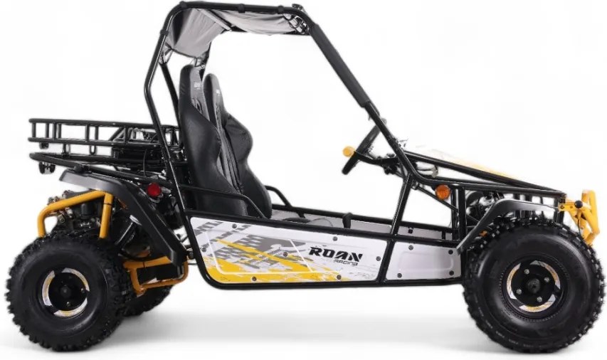 Buggy gasolina para crianças 200cc Triton 200 R8 Amarelo