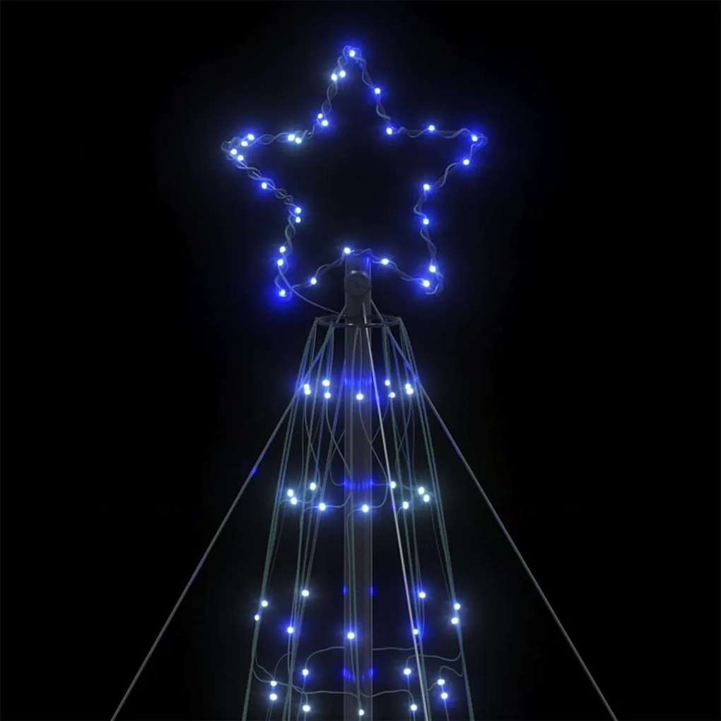 LED Árvore de Natal 1534 LEDs Azul 503 cm