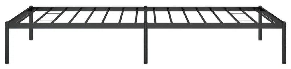 Estrutura de cama 100x200 cm metal preto