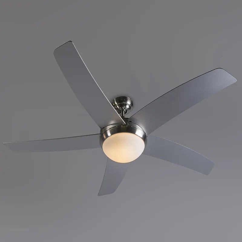 Ventilador de teto em aço com comando remoto - Cool 52 Design,Moderno
