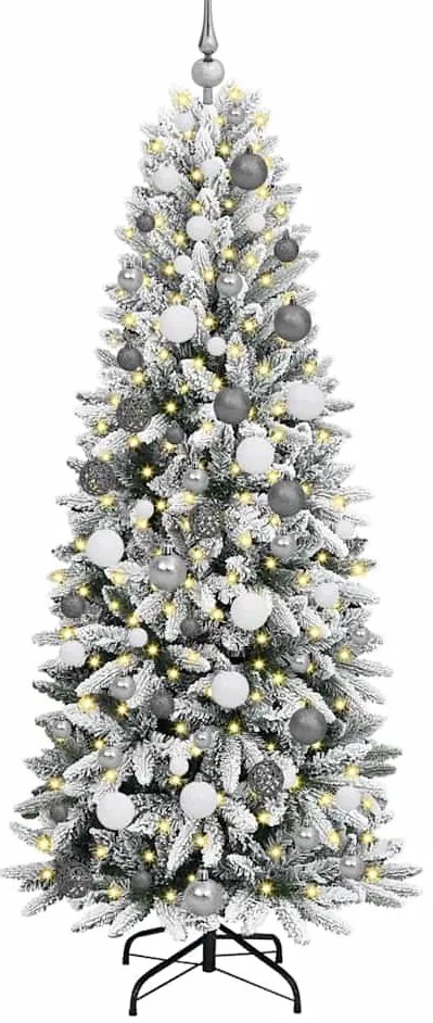 Árvore de Natal Artificial Branco 180 cm PVC