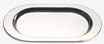 Bandeja Decorativa Em Aço Inoxidável Savelia ↔︎ 50 Cm - Sklum