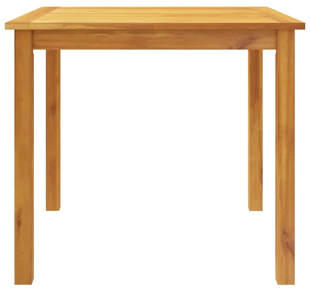3 pcs conjunto de jantar para jardim madeira de acácia maciça