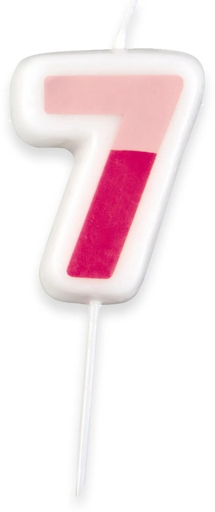 Vela Números Delicia Kids 5cm N.7
