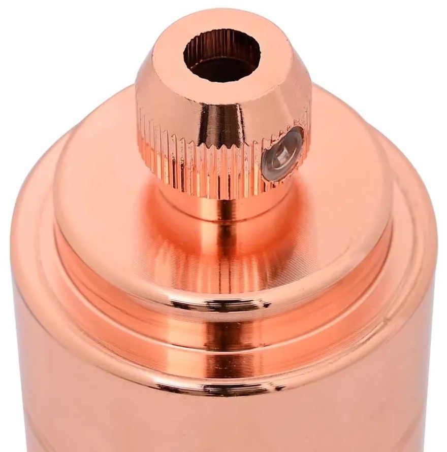 Casquilhos de lâmpadas 2 pcs rosa dourado E27