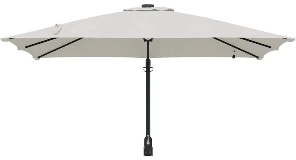 Guarda-sol de Jardim Areia 248.5 x 247.5 x 160 cm tecido