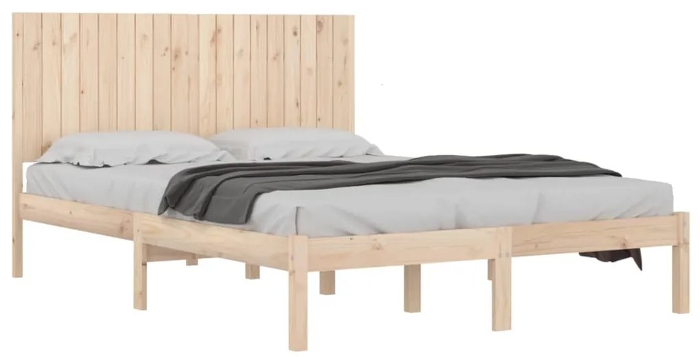 Estrutura de cama super king 180x200 cm madeira maciça