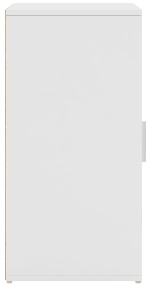 Sapateiras 2 pcs 32x35x70 cm contraplacado branco
