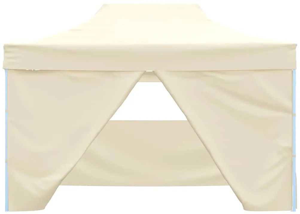 Tenda dobrável profissional festas 4 paredes 3x4m aço cor creme