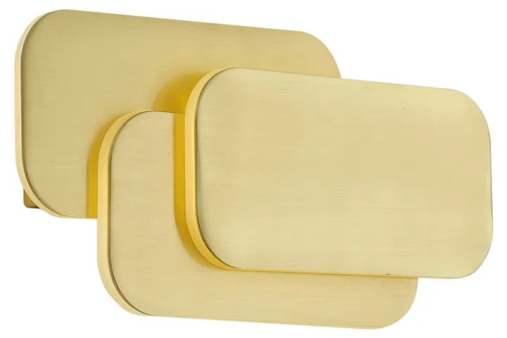 Candeeiro de Parede Moderno Latão Incl. LED Regulável em 3 Níveis - Dias Moderno