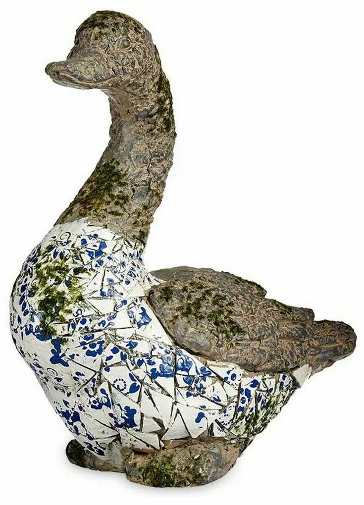 Figura Decorativa para Jardim Pato Poliresina 17 x 42 x 40 cm (2 Unidades)