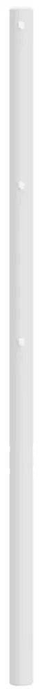 Cabeceira de cama 160 cm metal branco