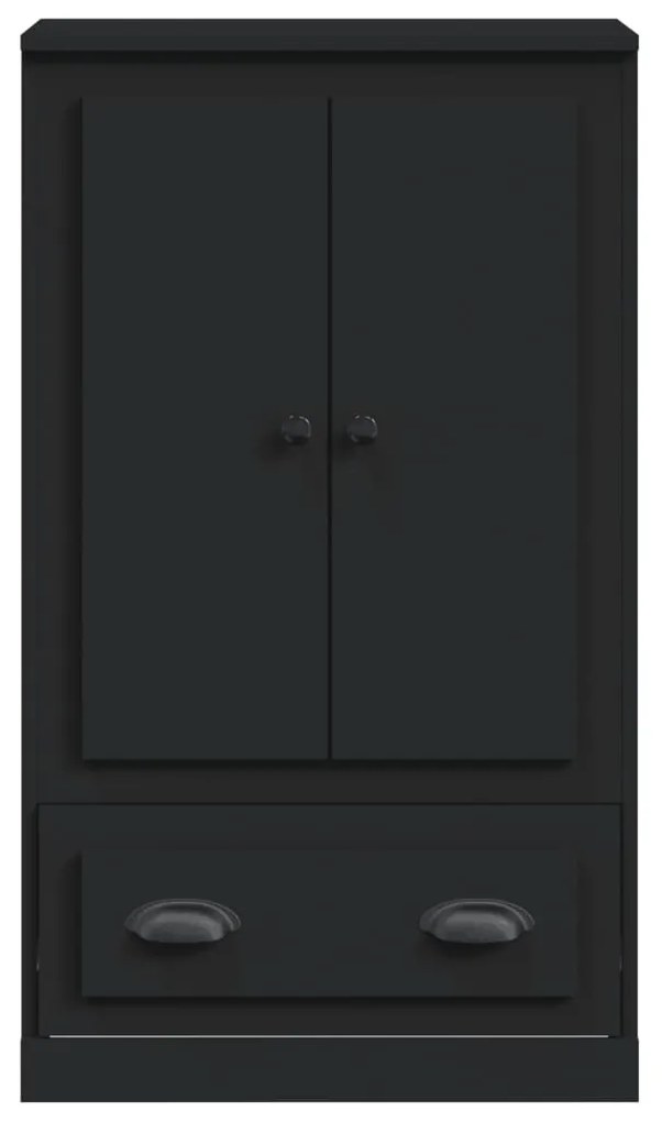 Armário alto derivados de madeira 60x35,5x103,5 cm preto