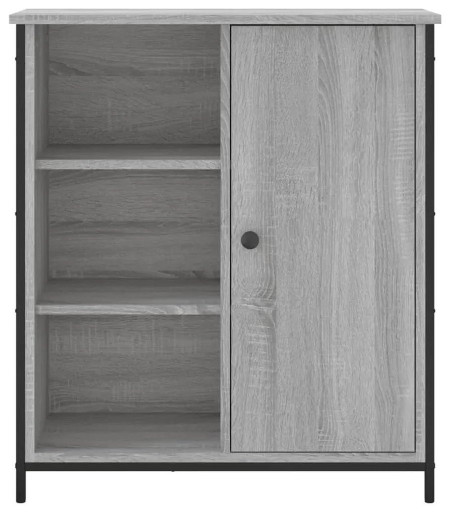 Aparador 70x30x80 cm derivados de madeira cinzento sonoma