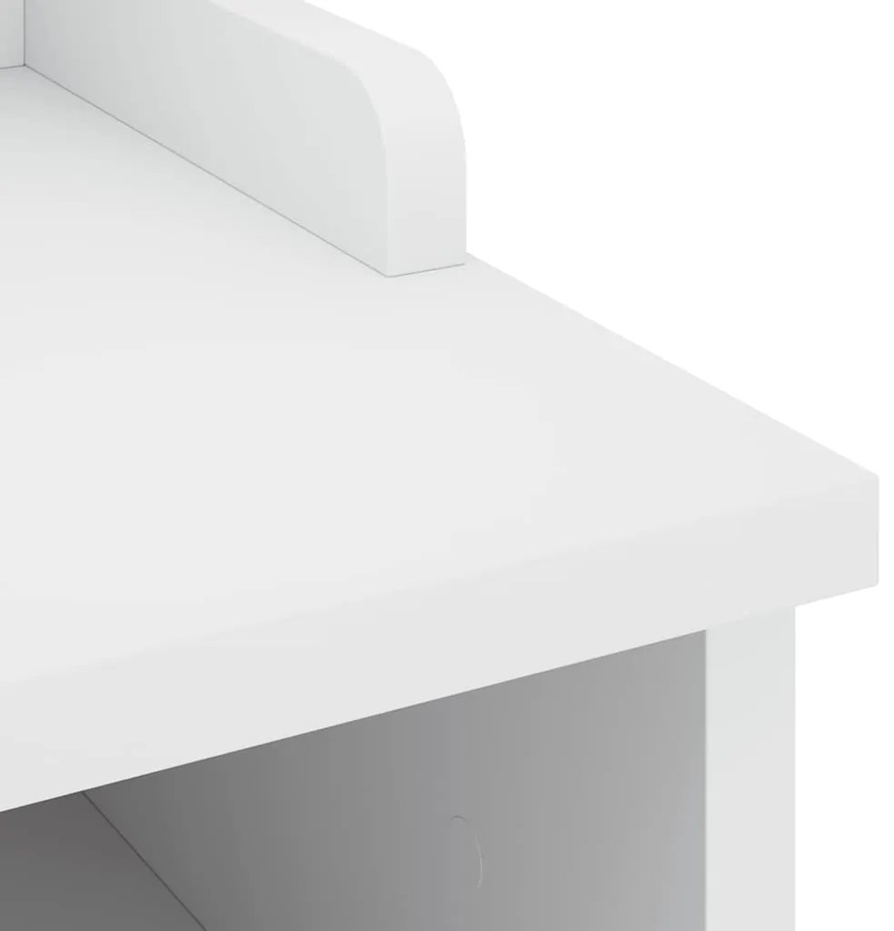 Banco de entrada SANDNES Branco 87x40x50 cm pinho maciço