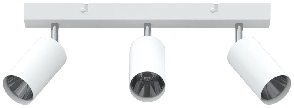 Spotlight de Teto 3 Via Ajustável Branca GU10