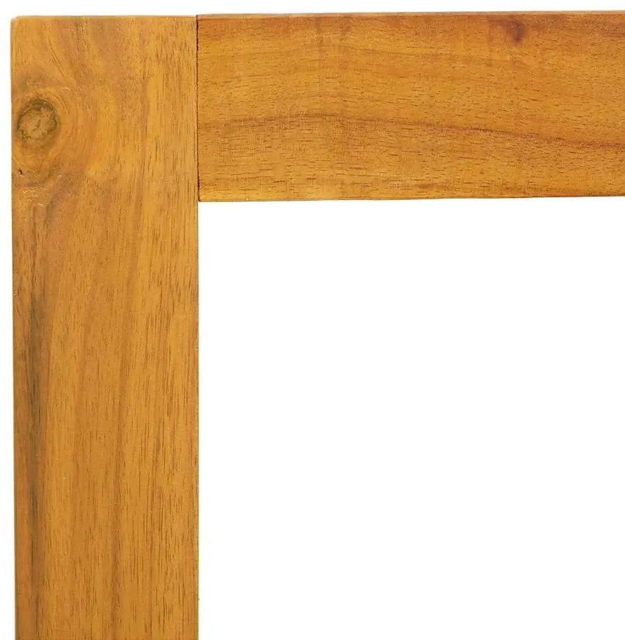 Mesa Lateral de Jardim 43x36x40 cm Madeira Sólida de Teca