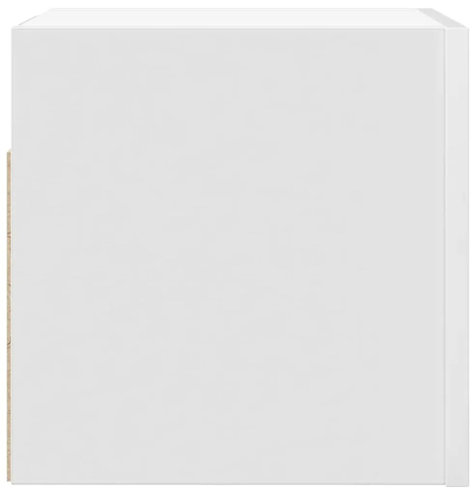 Armário de parede para TV 30,5x30x30 cm branco