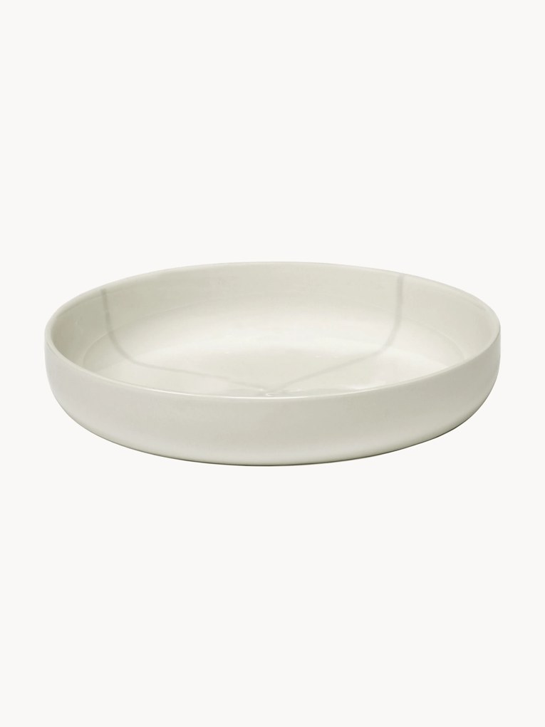 Serax x Kelly Wearstler, Prato de sopa em porcelana Zuma, conjunto de 2