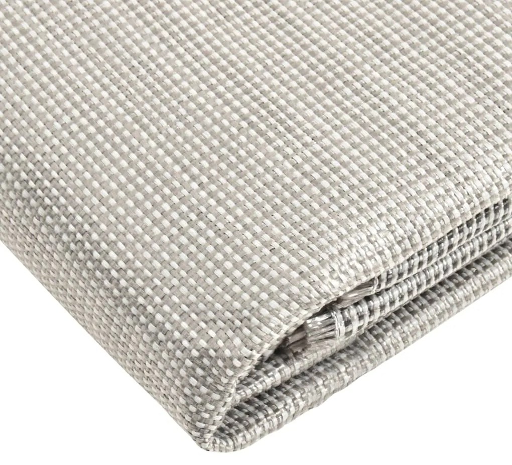 Tapete de campismo para tenda 600x300 cm cinzento-escuro
