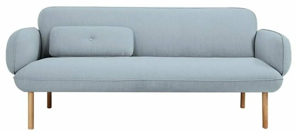 Sofá DKD Home Decor Metal Poliéster Azul celeste (200 x 85 x 80 cm)