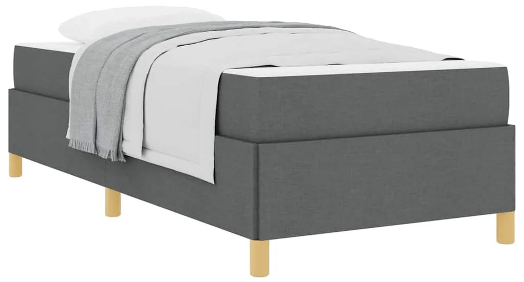 Cama Box Outros Cinza escuro e Marrom e Branco e Cinza escuro