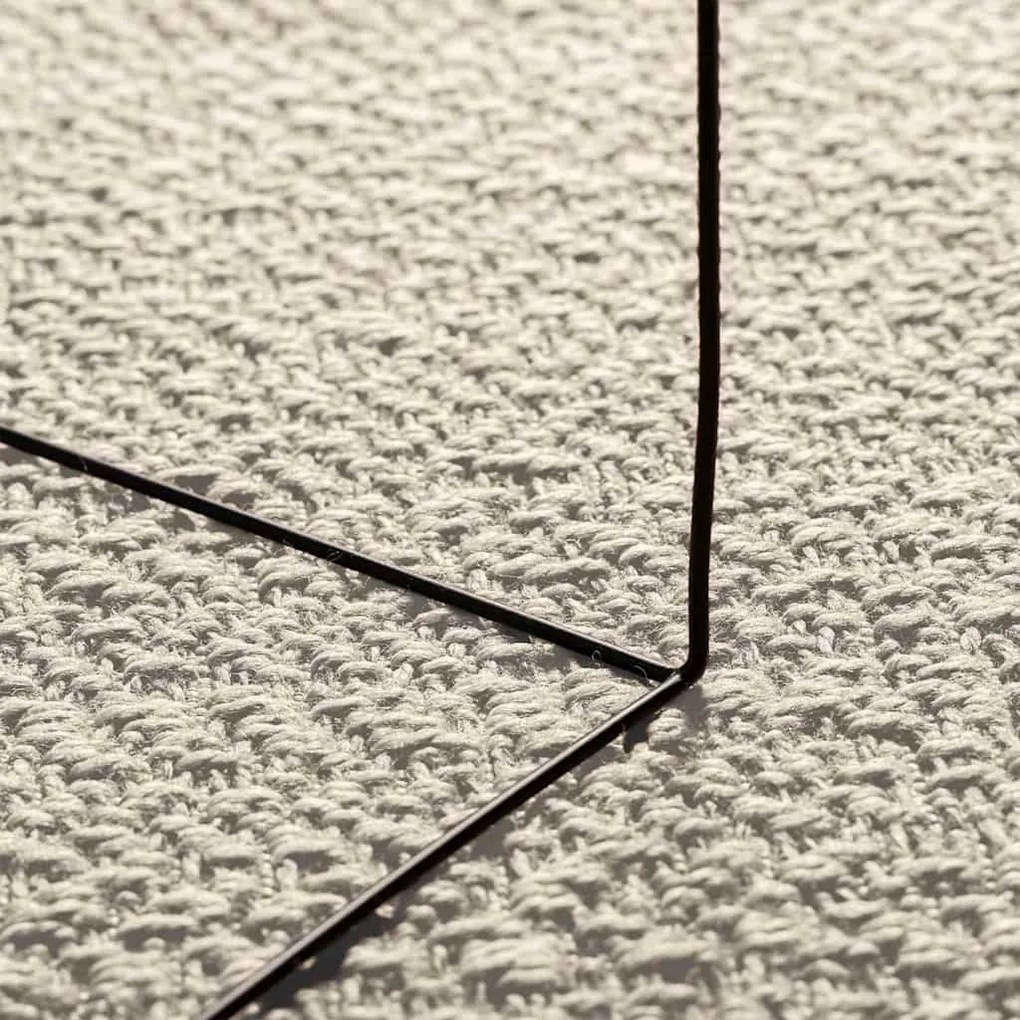 Tapete ZIZUR creme 80x150cm aspeto de juta interior e exterior