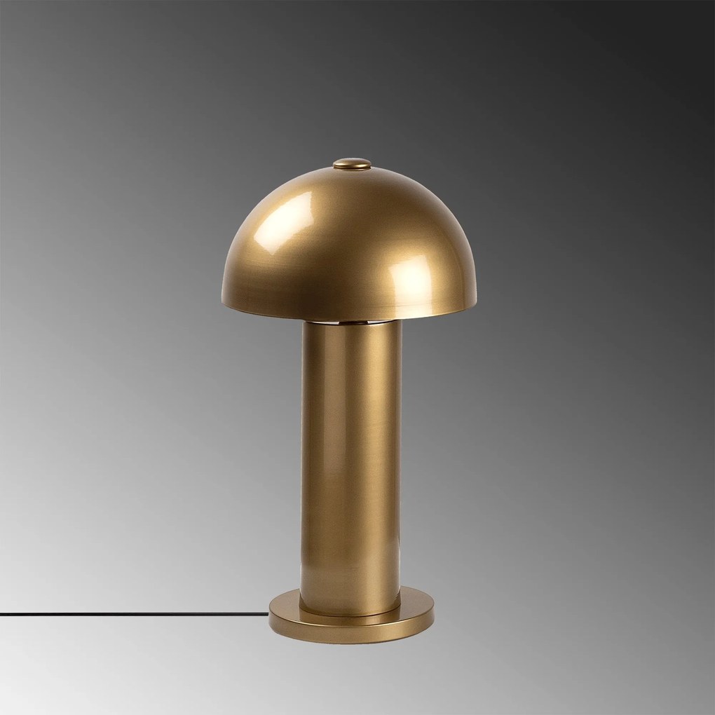 Candeeiro de Mesa Mixed – Dourado – 26 x 26 x 49 cm