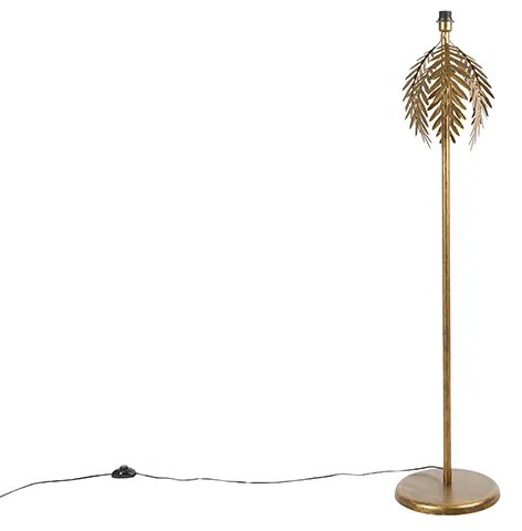 Candeeiro de pé vintage dourado 145 cm - Botanica